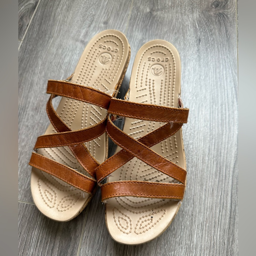 Crocs wedge sandals